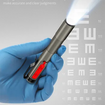 Ручка-фонарик с аккумулятором большой емкости, Нескользящая микролампа наружного освещения