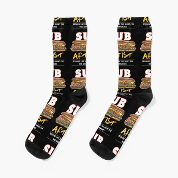 Sub Sandwich Maker - подарочные носки Sub Artist, мужские компрессионные чулки для женщин, изготовленные на заказ носки, Набор носков для мужчин