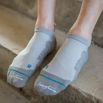 Мужские летние носки для бега, быстросохнущие для профессионального марафонского спорта с антибактериальными свойствами.