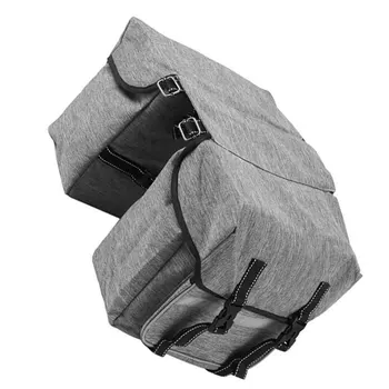 Тканевая сумка для велосипедов на заднем сиденье большой емкости, простая в установке и балансировке, прочный тканевый держатель