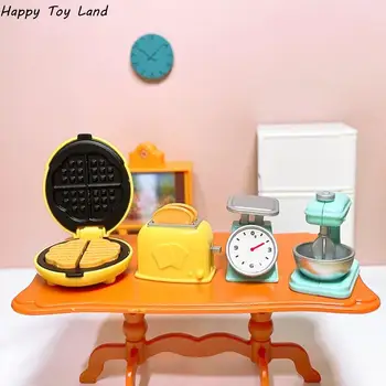 Кухонная игрушка для ролевых игр, Имитирующая хлебопечку, Детская игрушка для раннего обучения, Игровой домик для детей, мини-Миниатюры для девочек