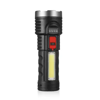1шт светодиодный мини-фонарик факел IP65 Usb перезаряжаемый Супер яркий длинный инструмент для аварийного освещения на открытом воздухе