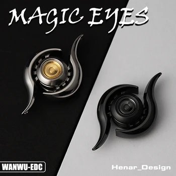 WANWU-EDC Magic Eye Fidget Spinner Judgment Devildemon Eye, Металлическая игрушка, ожерелье для снятия стресса, подарок для пары