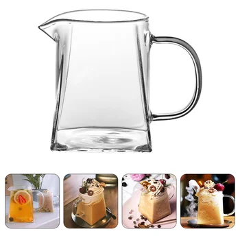 Красная Стеклянная бытовая чашка для воды, Кофейная Кружка, прозрачный коктейль, Прозрачный виски Большой емкости