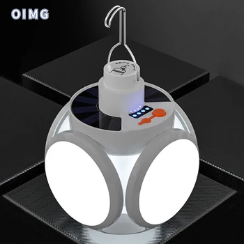 Солнечный светодиодный фонарик USB Перезаряжаемый ночник Лампа для кемпинга на открытом воздухе Аварийные огни Портативные Прожекторы Отличный Светодиодный фонарь