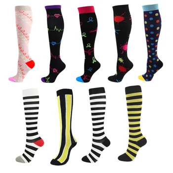 Компрессионные носки, подходящие для лечения медицинских отеков, диабета, варикозного расширения вен, носки Против усталости, мужские и женские носки для бега, пеших прогулок, спортивные носки