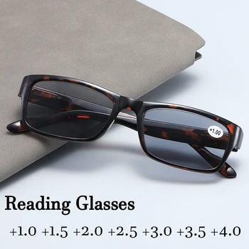 Новые трендовые солнцезащитные очки для чтения с ультрафиолетовым излучением на открытом воздухе, унисекс, женские, мужские очки для дальнозоркости, готовые оптические очки для дальнего обзора по рецепту врача
