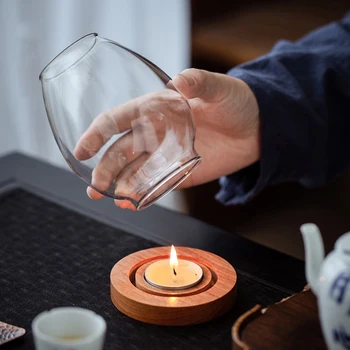 Домашнее украшение Zen Home Цветок сливы Ветрозащитный Абажур для свечей, Стеклянный Подсвечник, Романтический Ужин в китайском Стиле