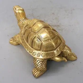 Латунная черепаха Фэн-шуй, Статуэтка черепахи, скульптура счастливого животного для долголетия, украшение для домашнего офиса, Статуэтка, подарок, украшение для кабинета