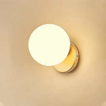 Настенный светильник Современный настенный светильник-бра, настенные светильники для спальни, лампа для чтения, светильники для прохода, проводные настенные светильники для прикроватной тумбочки в коридоре