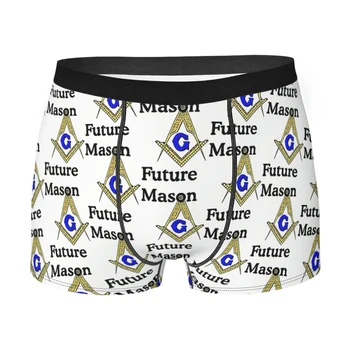 Future Mason Kids, Мужские трусы-боксеры, нижнее белье Freemason, дышащие сексуальные шорты высокого качества, идея подарка
