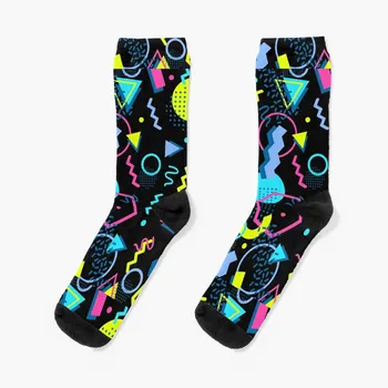 Ретро стиль 70-х 80-х 90-х Мемфисский Стиль Абстрактные Носки крутые носки Мужские зимние носки компрессионные носки Женские