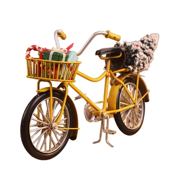 Рождественские украшения Рождественские винтажные велосипедные украшения Жестяную новую модель пикапа и реквизит для рождественских украшений