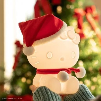 Каваи Cinnamoroll Kuromi My Melody Ночник Силиконовый Пэт Лайт Аниме Sanrio Girl Heart Милая Настольная Лампа Для Спальни Рождественский Подарок